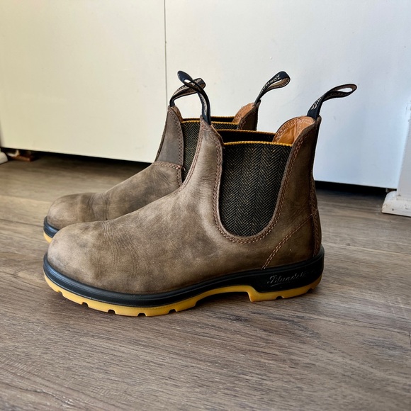 Blundstone 1944 Chelsea Boots Rustic Brown/Mustard AU Size 4/Women’s US 7 - Picture 2 of 12